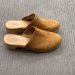 Madewell Brown Leather Clogs